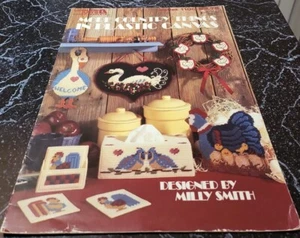 AI19 LEISURE ARTS 1987, MORE COUNTRY THINGS IN PLASTIC CANVAS PATTERN LEAFLET - Picture 1 of 2