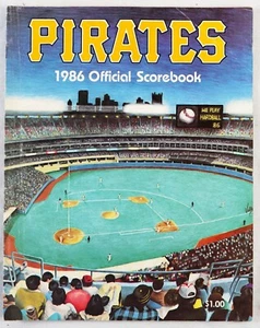 1986 Pittsburgh Pirates Team Signed Scorebook w/ Jim Leyland Rookie Auto - Picture 1 of 7