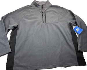 Starter mens 2XL gray 1/4 Zip Men's Pullover Sweater Fleece new - Picture 1 of 10