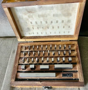 Vintage MetriCal Laboratories 36pc Rectangular Gage Block Set .050-4" - USA - Picture 1 of 6
