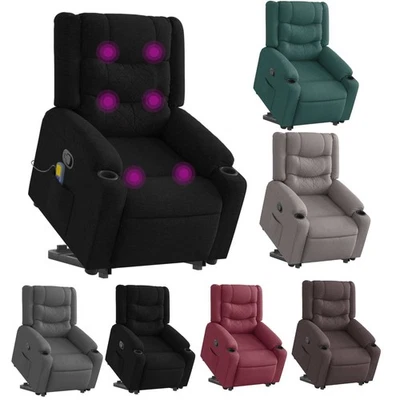 Relaxsessel mit Aufstehhilfe Liegefunktion Elektrisch Sessel Sofa Fernsehsessel - Bild 1 von 4