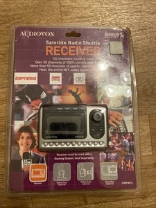 Audiovox Satellite Radio Shuttle Receiver SIRPNP3 Sirius Car Home Silver Sealed - Picture 1 of 6