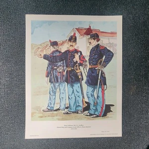 Military Uniforms in America Plate 438 Dress Uniforms, 4th U.S. Artillery - Picture 1 of 4