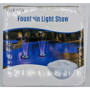 Rukala LED Fountain Light Show | Rechargeable | Color Changing Lights - Picture 1 of 5