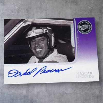 David Pearson SILVER FOX PACK PULLED HOF signed card 2003 PRESS PASS AUTHENTICS - Image 1 of 2