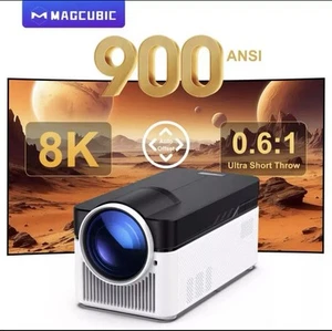 Magcubic HY450 Projector Ultra Short Throw 8K 4K 1080P 900ANSI BT5.4 WiFi6 - Picture 1 of 17