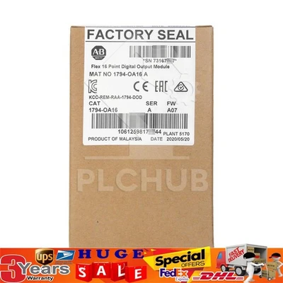 AB 1794-OA16 Flex 16 Point Digital Output Module New Factory Sealed US Free Tax - Image 1 of 3