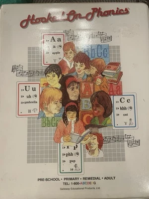 1992 Hooked On Phonics COMPLETE Set Booklets Cassettes Wbooks: Homeschool - Image 1 of 4