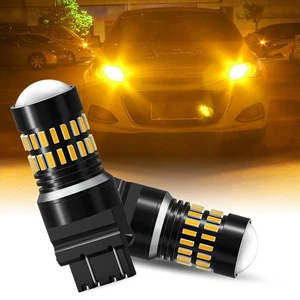 3157 4157 3457 Front Turn Signal Lights Amber LED Lamp for Ford Crown Victo 2/4X - Picture 1 of 26