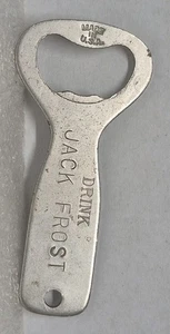 Vintage Jack Frost Soda Advertising Bottle Opener - Picture 1 of 10