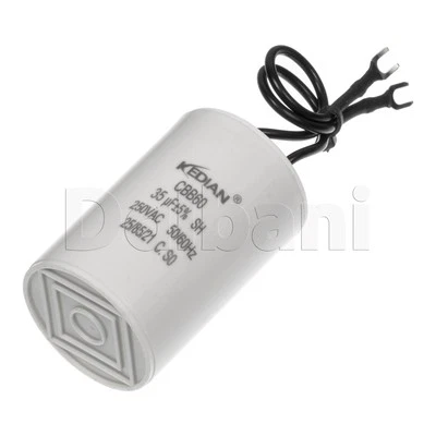 Japanese Spec 35UF 250VAC Motor Run Capacitor 35MFD CBB60 HVAC 25/85/21 40X65MM - Image 1 of 3