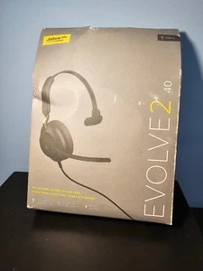 New Jabra Evolve 2 40 Lightweight Professional Headset Gray 23189-999-999 - Picture 1 of 4