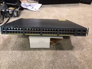 Cisco WS-C2960XR-48TS-I Catalyst 2960-XR 48-Port GIGE 4X1G SFP+ IP Tested! W/RPS - Picture 1 of 4