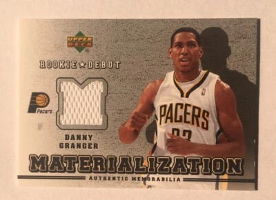 2006-07 Upper Deck Danny Granger Novato Debut Materialización Juego Usado Parche SP Foto 1 de 4