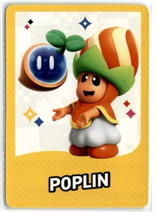2023 SUPER MARIO BROS. WONDER TRADING CARD POPLIN