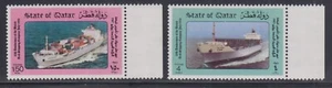 QATAR SC #684,685MNH UNITED ARAB SHIPPING CO. 10th ANNIV, ISSUED May 30th, 1986 - Picture 1 of 1