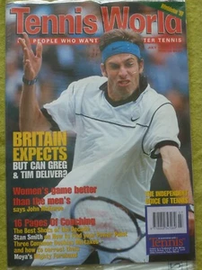 TENNIS WORLD / 1998 JULY / WOMENS GAME BETTER THAN THE MENS GAME SAYS MCENROE - Picture 1 of 1