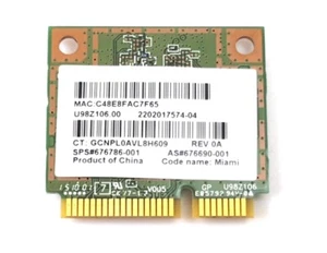 HP Chromebook 14-Q020NR Genuine WiFi Wireless Card 676786-001 676690-001 - Picture 1 of 2