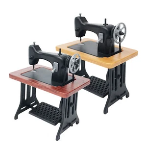 1:24 Scale Miniature Vintage Sewing Machine Dollhouse Mini Furniture Accessories - Picture 1 of 14
