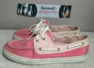 Women's Sperry Top Sider Two-Toned Pink Comfort Boat Shoes Flats Size 9M - Picture 1 of 7