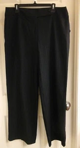 INC International Concepts Pants, Women's Plus sz 14W, Black Wide Leg NWT $99 - Picture 1 of 5