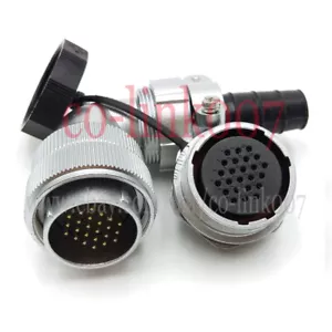 24-poliger wasserdichter Stecker, 18AWG Hochspannung Industriegerät Netzstecker, IP67 - Bild 1 von 5