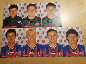 KFC Uerdingen 05, Bundesliga 1996/1997, Autogrammkarten Set original signiert - Zdjęcie 1 z 4