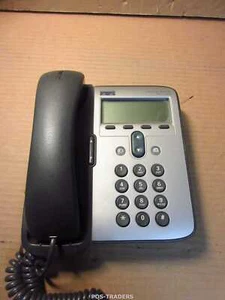 Cisco CP-7905G IP Unified Phone VoIP Telephone Display 7905 Grey INCL HANDSET - Photo 1/3