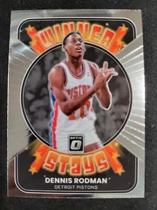 2021-22 Optic Dennis Rodman WINNER STAYS Card #6 Pistons - Picture 1 of 2