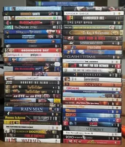 DVD Lot 60+ Movies Classic 60s 70s 80s 90s Action Family Drama 007 Godfather Pre - Picture 1 of 13