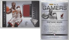 2013-14 Panini Titanium Gamers Materials Dwyane Wade #19 HOF