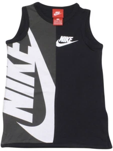 Nike Little Boy's Tank Top Crew Neck Black - Picture 1 of 10