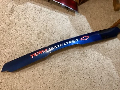 00 - 05 CHEVY MONTE CARLO REAR SPOILER WING PACE CAR SUPERIOR BLUE METALLIC OEM - Imagem 1 de 4