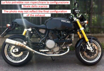 DOBLE ESCAPE BAJO ZARZA ACERO INOXIDABLE-ACERO CARRERAS DUCATI GT 1000 Foto 1 de 3
