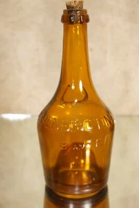 Vintage Benedictine B & B Brown Bottle Empty Horseshoe Nice - Picture 1 of 5