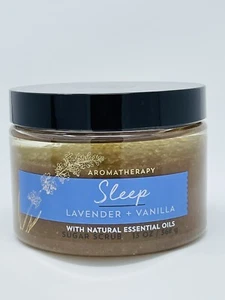 Bath & Body Works LAVENDER + VANILLA Sugar Scrub 13 oz AROMATHERAPY Sleep SEALED - Picture 1 of 3