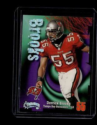 1998 SkyBox Thunder Rave #187 Derrick Brooks - Image 1 of 2