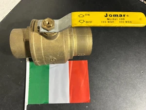 JOMAR BALL VALVE SWEAT FULL PORT 3" *** NEW OLD STOCK *** MADE IN ITALY *** - Picture 1 of 8
