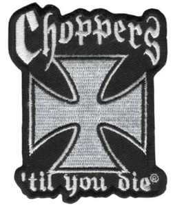 Choppers Till You Die Rider Motorcycle Uniform Patch - Picture 1 of 1