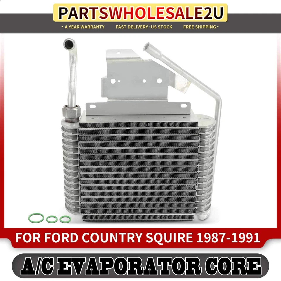 Núcleo evaporador de aire acondicionado de aluminio de 1 pieza para Ford LTD Crown Victoria 1987-1991 LTD 1986 Foto 1 de 4