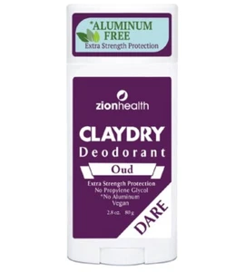 2 Pack Zion Health Claydry Deodorant - Picture 1 of 20