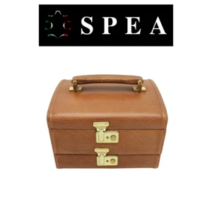 Porta Gioie in Pelle e Legno rivestito, Marrone, 051CP , SPEA - Imagen 1 de 7