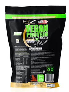 PROTEINE 90% g 1500 Protein Vegetali Vegane Cacao 3 Fonti SOIA PISELLO RISO - Foto 1 di 6