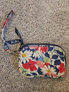 Vera Bradley Wristlet in Summer Cottage Quilted Wallet Carry-all Floral - Picture 1 of 11