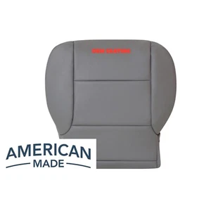 For 2016-2018 Chevrolet Silverado 1500 Work Truck Driver Bottom Seat Cover Gray - Picture 1 of 4