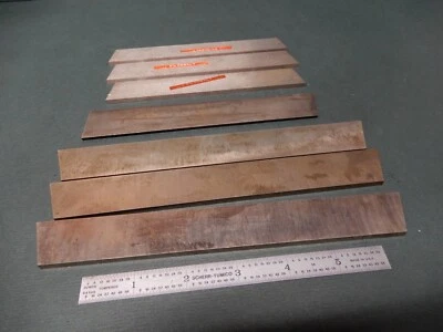 5% Cobalt HSS Vintage Cutting Tools Qty 7 - 3/16 x 1 x 8 (3) Lathe Cutoff Blades - Image 1 of 3