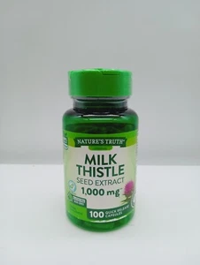MILK THISTLE Extract 1000mg High Potency (Silybum) 100 Caps Liver Detox Health - Picture 1 of 4