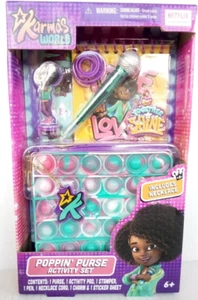 Netflix series- Karma's World BNIB Poppin' Purse 7 piece Activity Set - Awesome! - Picture 1 of 4