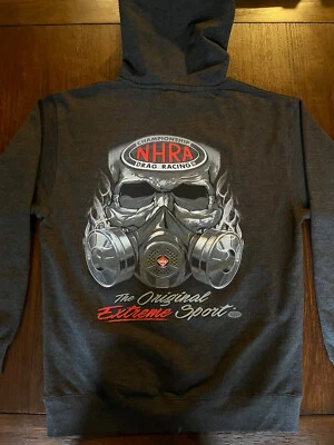 Nueva Sudadera Oficial 2022 NHRA Tour Evento Máscara Gas Mediana Foto 1 de 2