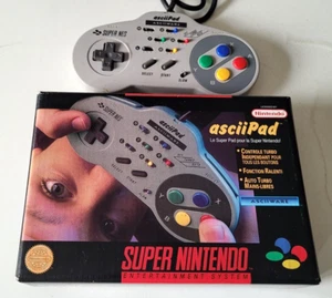 Manette AsciiPad En Boite - Super Nintendo SNES - PAL - HS Ne Fonctionne Pas - Imagen 1 de 9